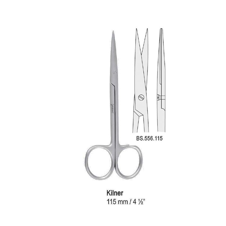 Scissors Kilner straight 115mm 