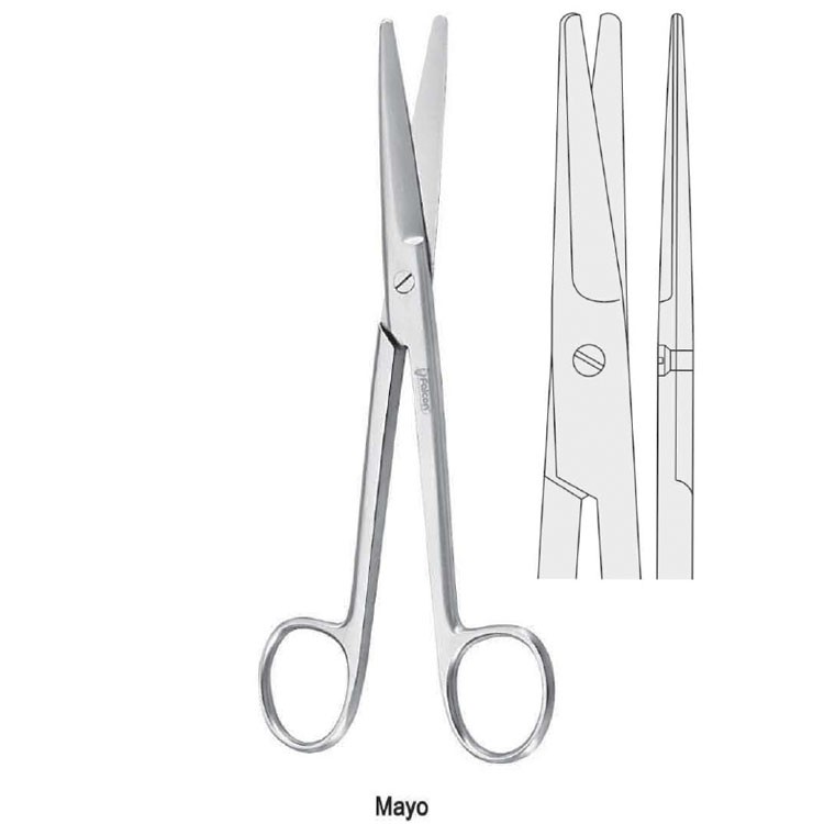 Scissors operating Mayo straight 150mm