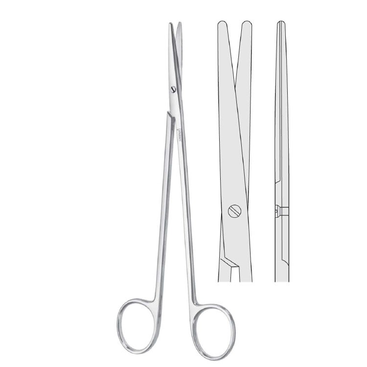 Scissors Metzenbaum-Nelson BL/BL straight 260mm
