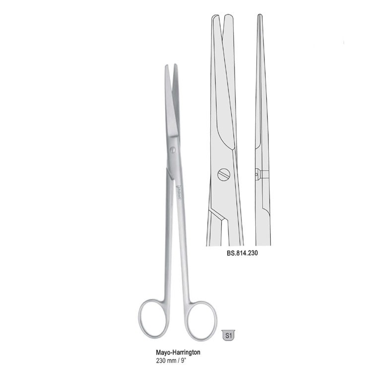 Scissors uterine Mayo-Harrington str. 230mm