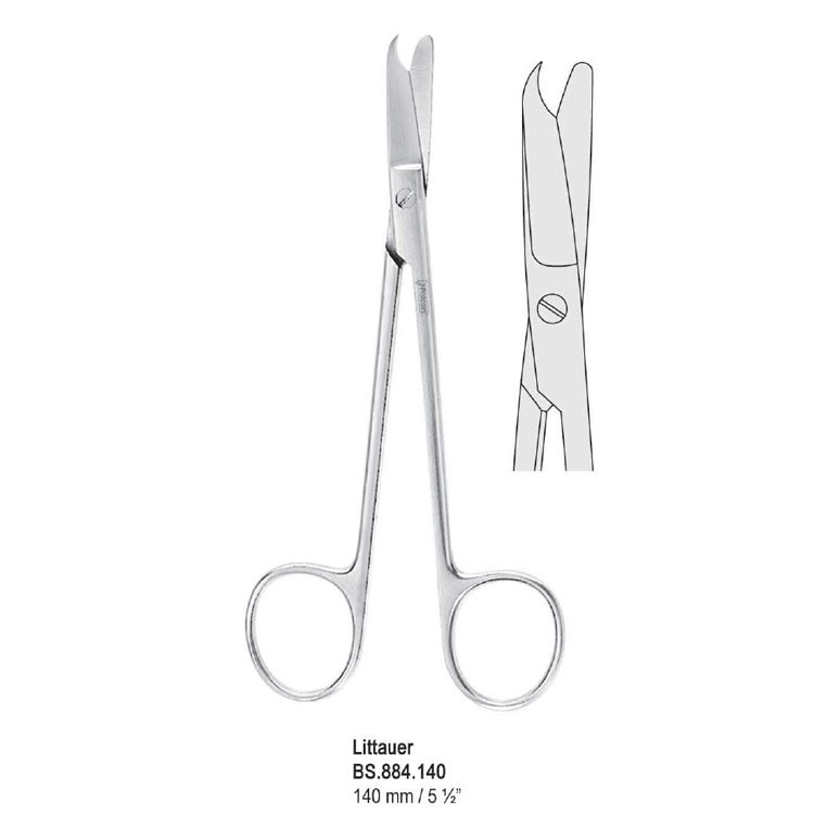 Scissors ligature Littauer 140mm