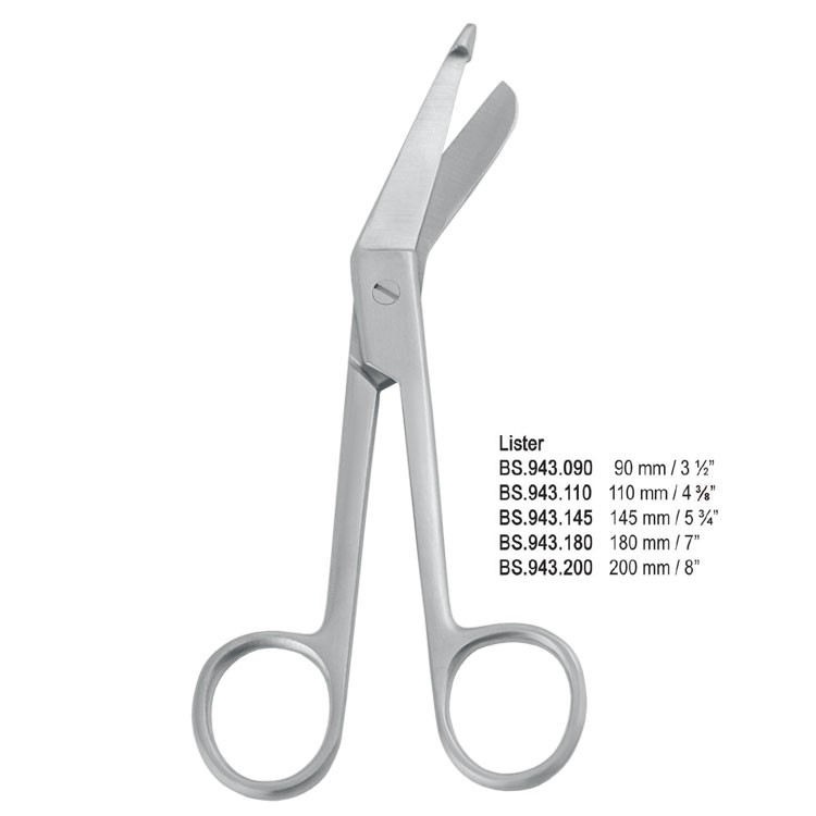 Scissors bandage Lister 145mm