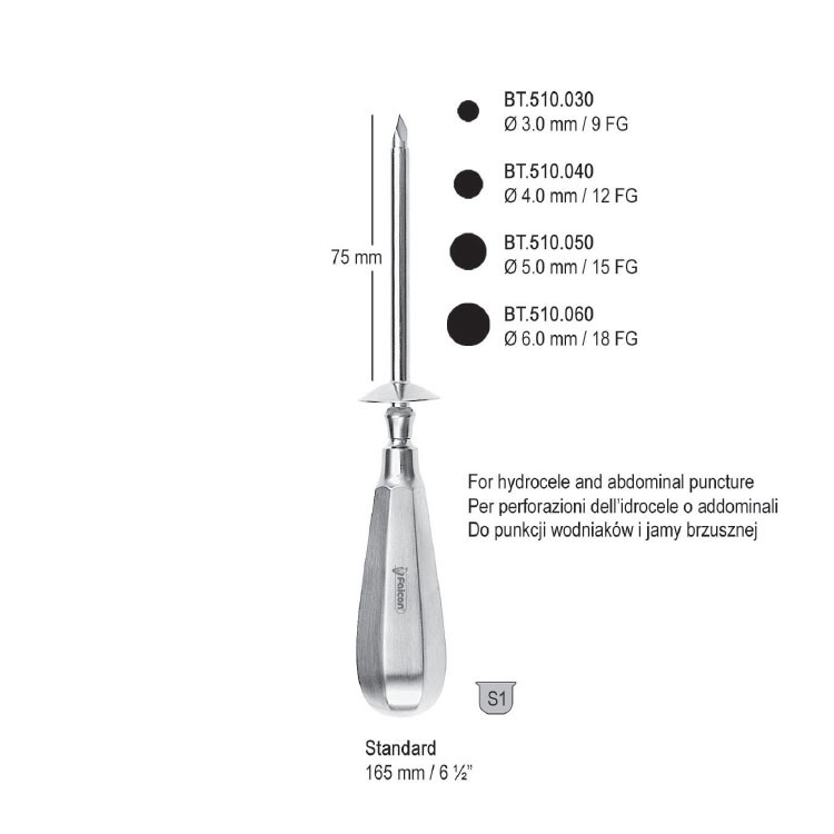 Trocar Standard ø 6.0mm / 18 FG, 165mm