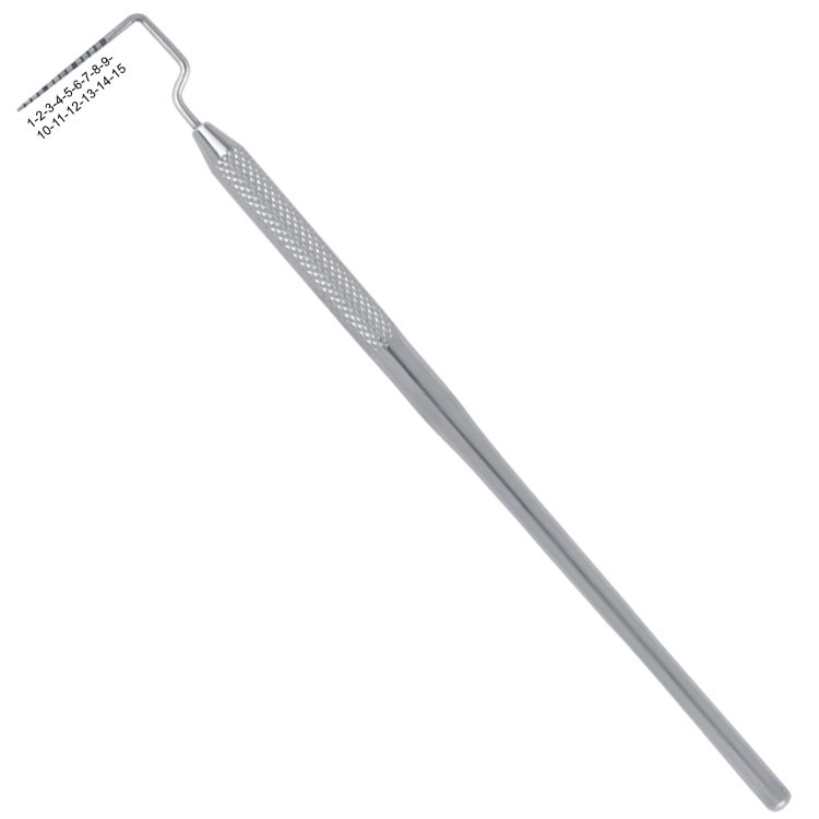 Classic-Round Probe Periodontal se color-coded fig. 15 UNC modified