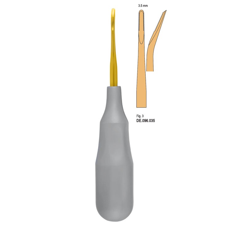 Ergo-Form Elevator Falcon serrated deep curved 3.5mm, fig.3