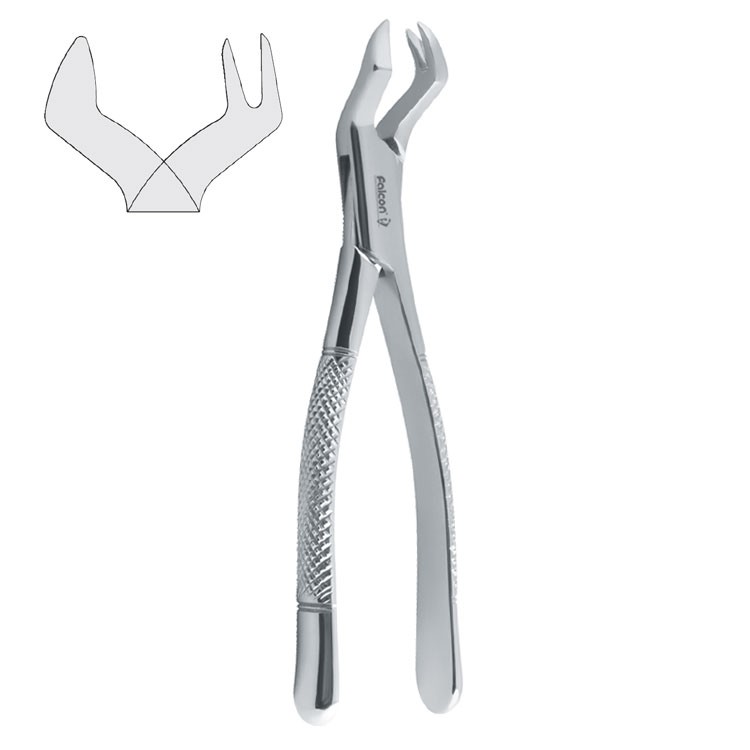 Extraction forceps American pattern fig. 88L NEVIUS