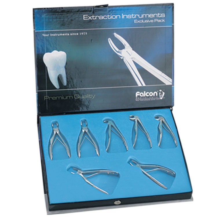 Extraction forceps children pattern set of 7