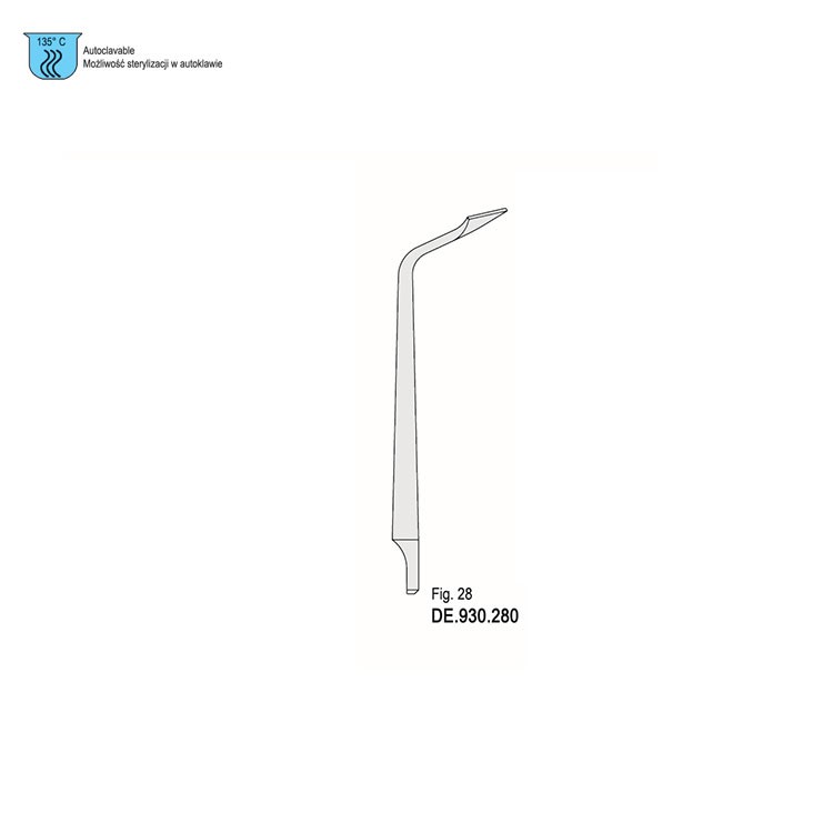Syndesmotome Falcon tip fig. 28