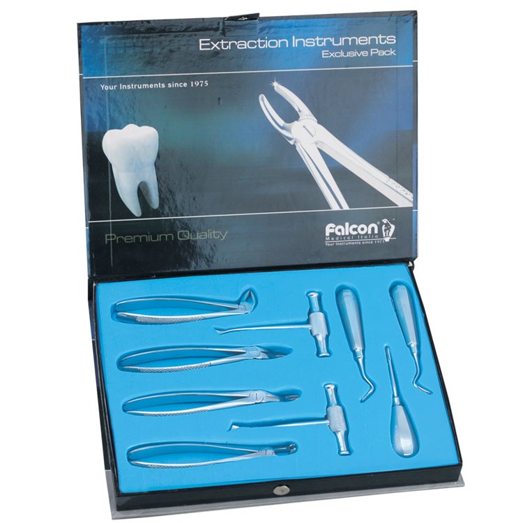 Extraction instruments set of 9 pieces
