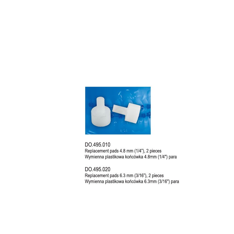Replacement pads 4.8mm (1/4") pair