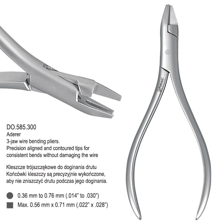 Pliers wire bending Aderer 3-jaw 