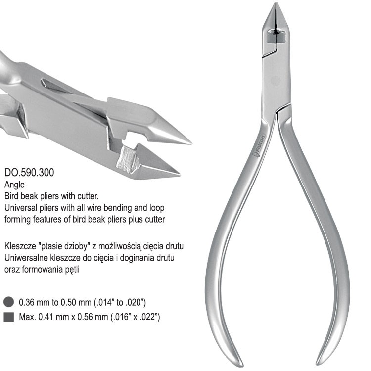 Pliers wire bending and cutting Angel