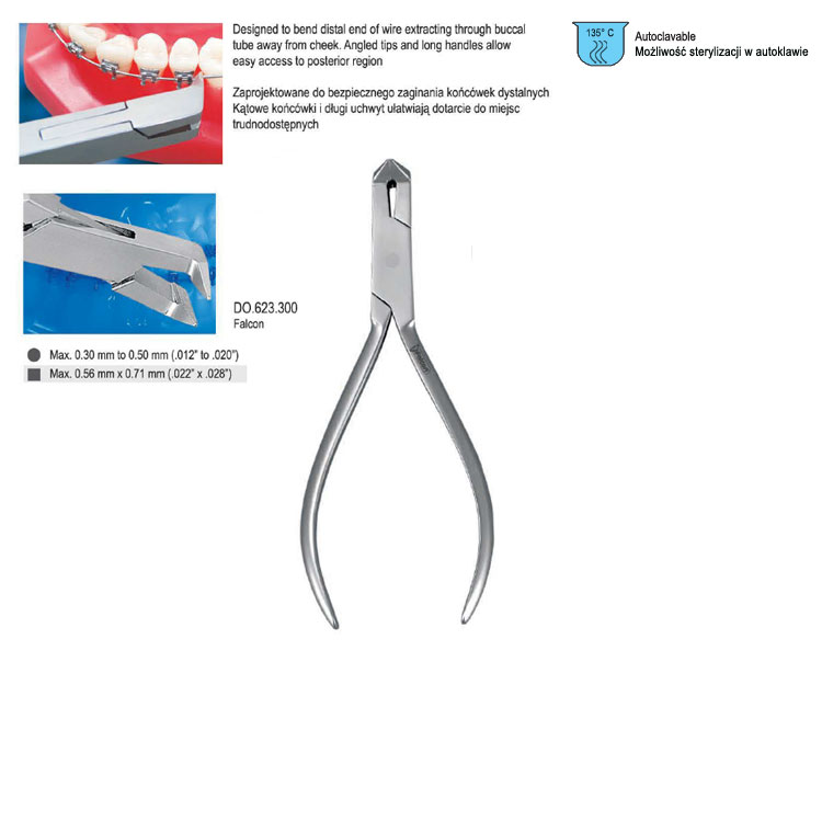 Falcon distal end bending pliers (Cinch back)