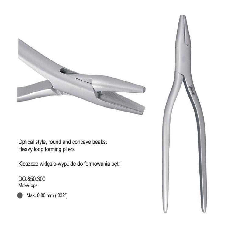 Pliers loop forming Mckellops
