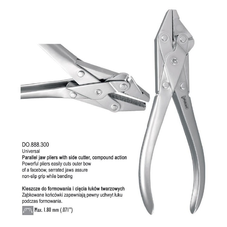 Pliers face bow bending and cutting universal large