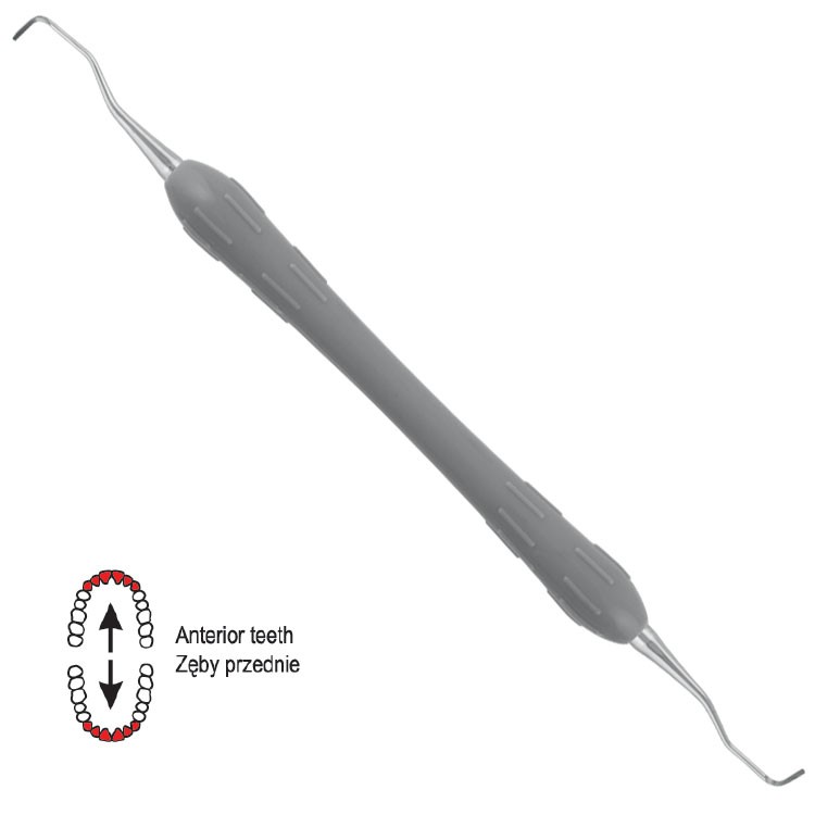 Easy-Color Curette Gracey rigid de fig. 1/2 (Grey)