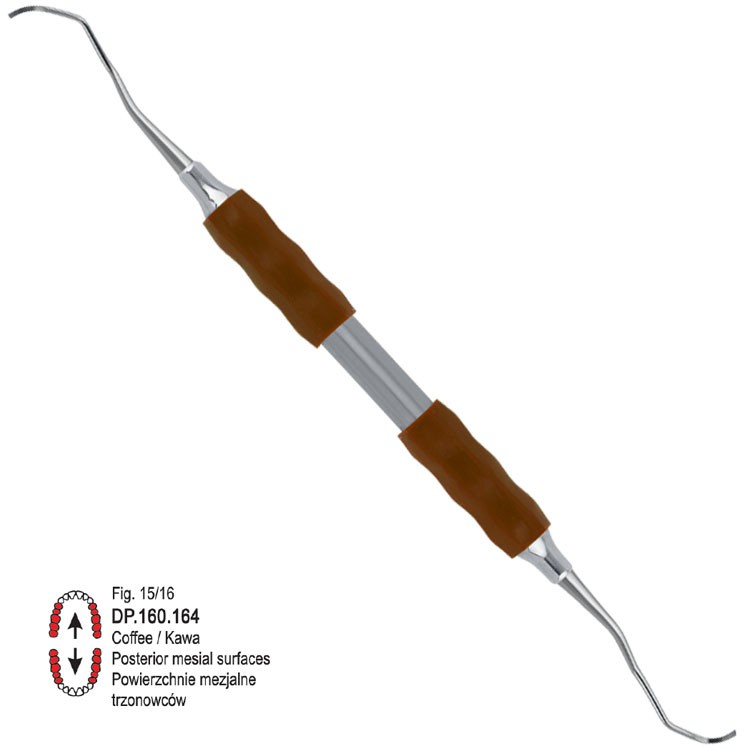Soft-Line Curette Gracey de fig. 15/16 (Coffee)