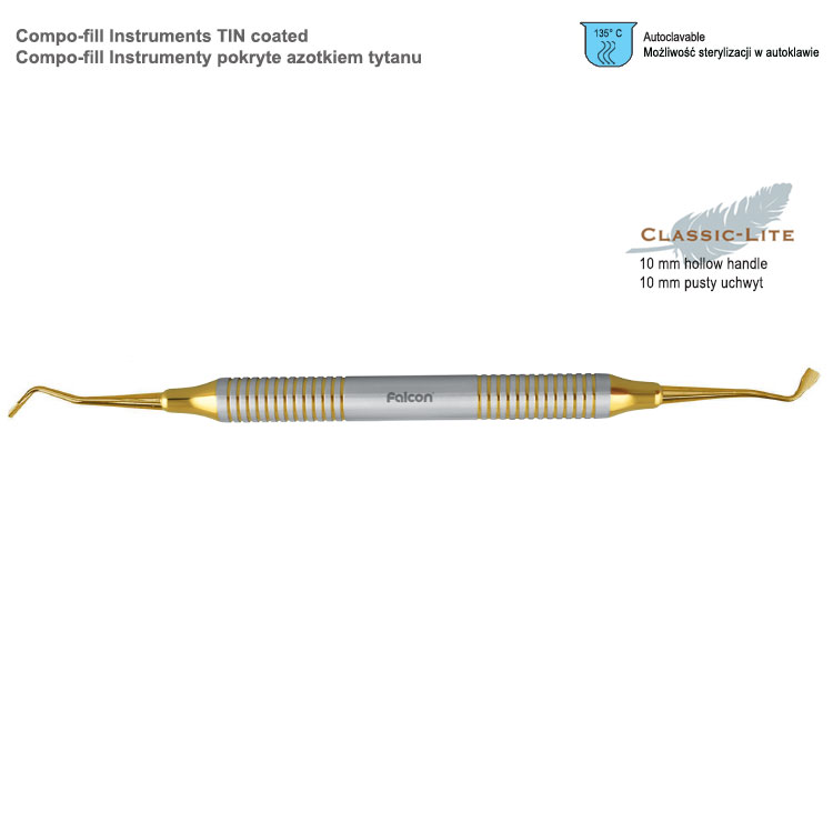 Compo-Fill Plugger Hollenback smooth fig. 3, TIN coated 