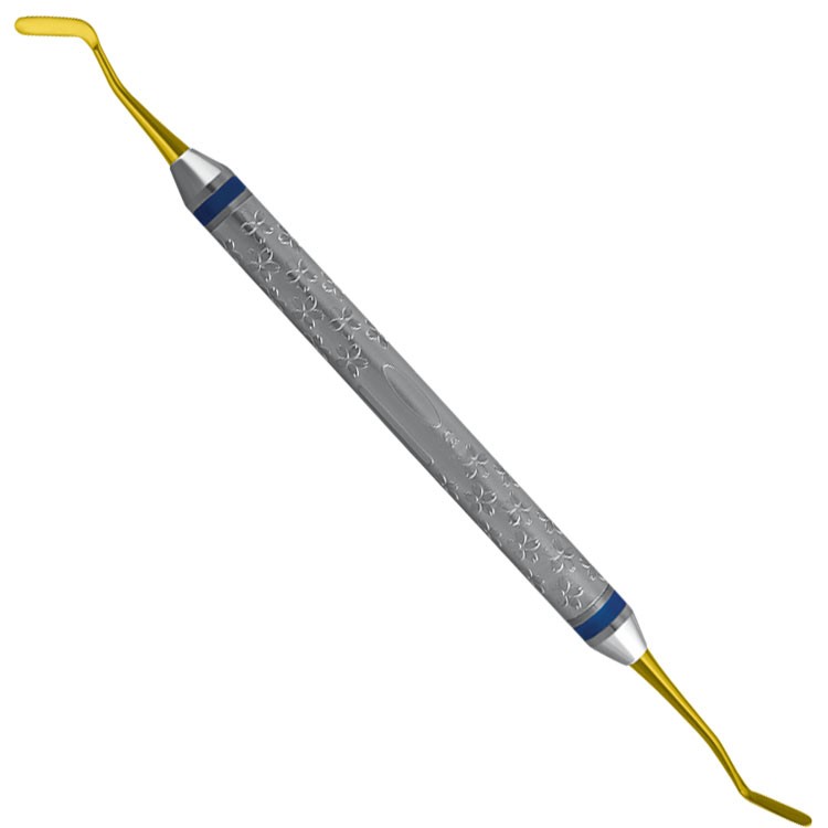 Flower-Line Filling instruments Goldstein fig. 3, TIN coated 