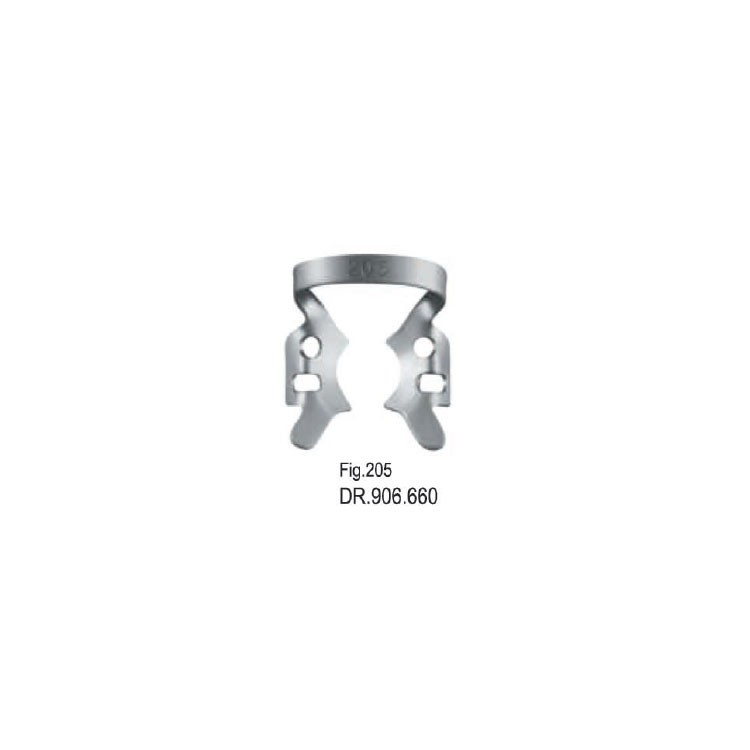 Rubber dam clamp fig. 205
