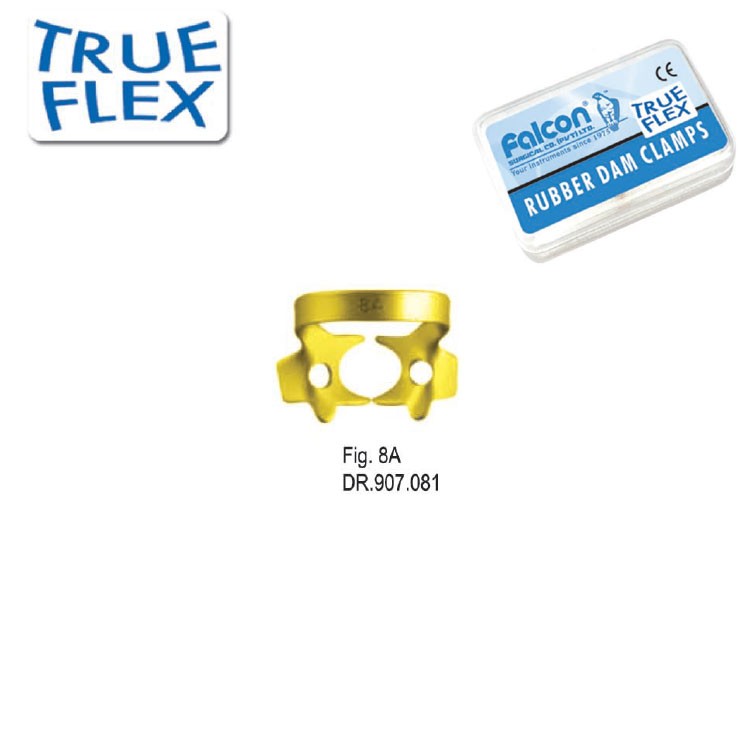 True-Flex Rubber dam clamp fig. 8A