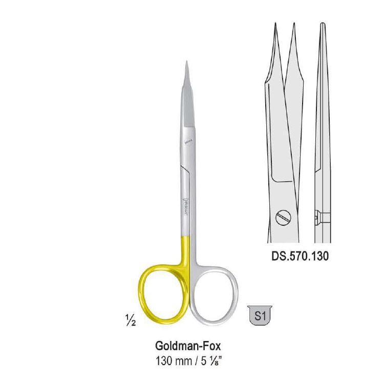 Super-Cut Scissors Goldman-Fox straight 130mm 
