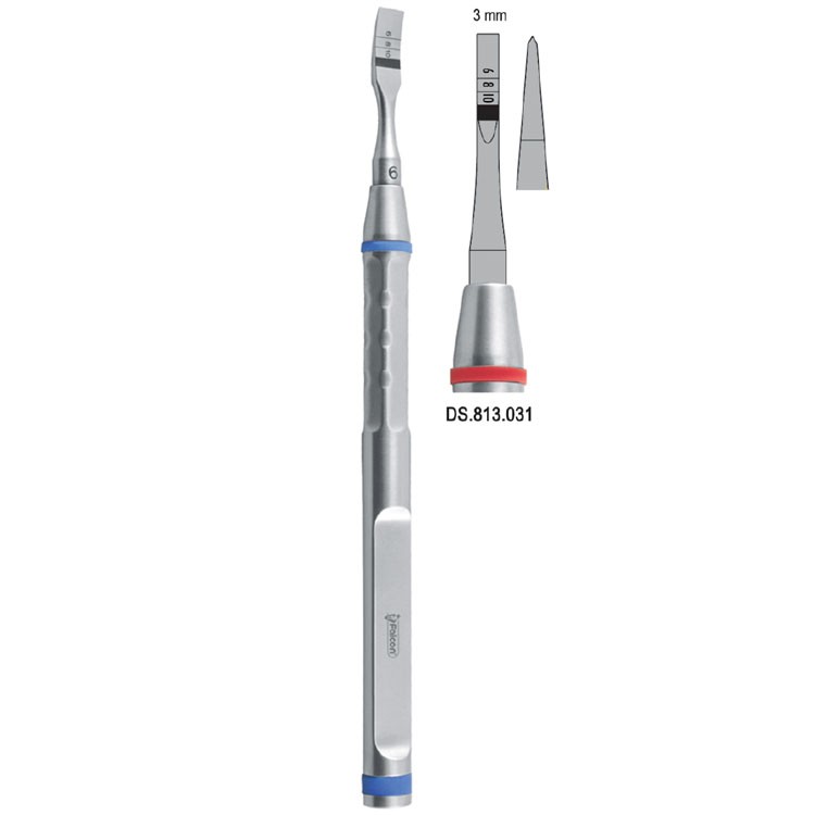 Osteotome With Marking Straight 3mm