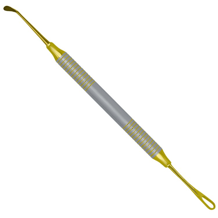 Classic-Lite Raspatory for fine tissue fig. 1, TIN coated