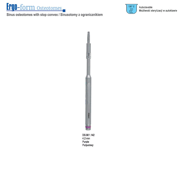 Sinus Osteotome Concave Straight 4.2mm