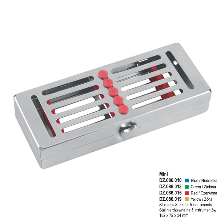 TWIST-LOCK Cassette Tray with cover MINI, yellow