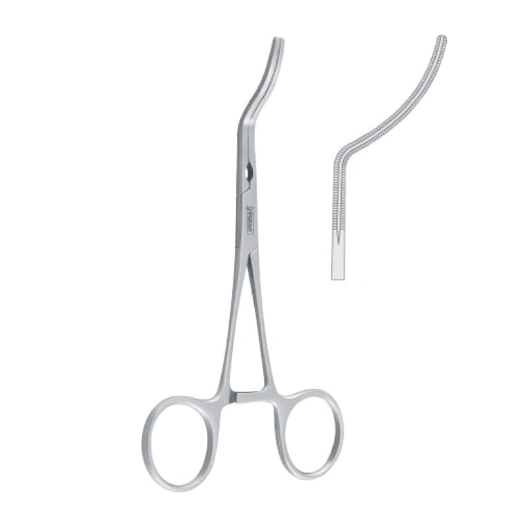 Forceps TMJ disc/bi-laminar zone Dolwick-Reich atraumatic 140mm 