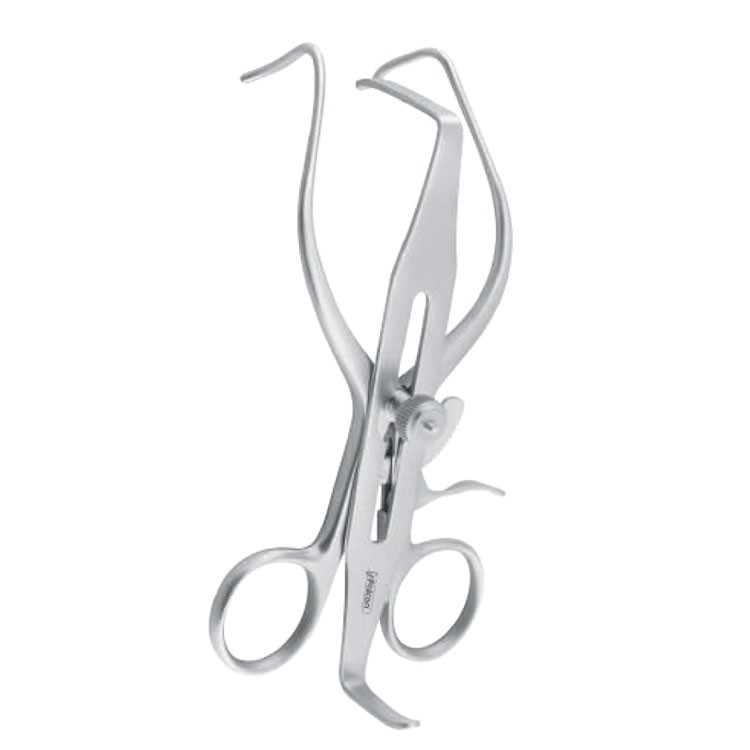 Retractor TMJ self-retaining Juniper 150mm