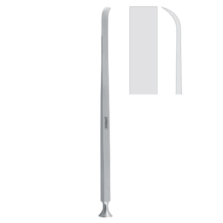 Osteotome pterygoid Hargis curved 10mm, 220mm