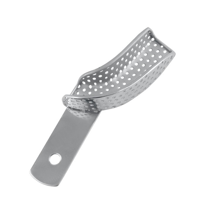 Partial impression tray for crown & bridge work perforated fig. 30
