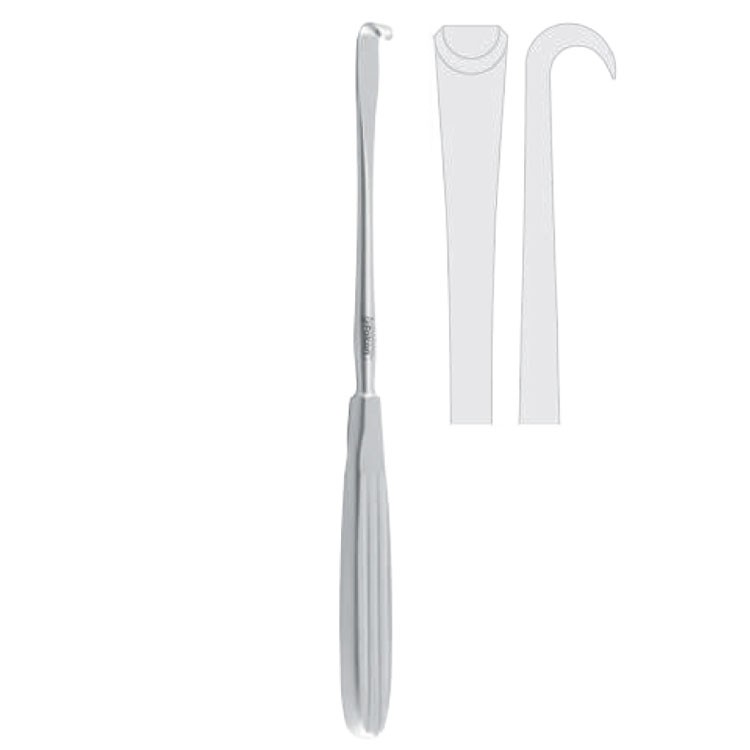 Elevator Obwegeser hook-end 8mm, 205mm