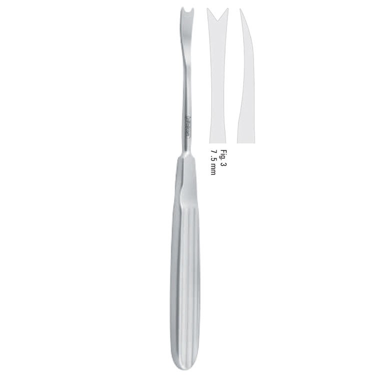 Elevator periosteal/stripper Obwegeser fig.3, 175mm