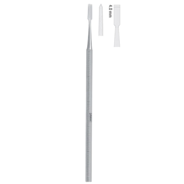 Osteotome intradental Obwegeser straight 4mm, 155mm