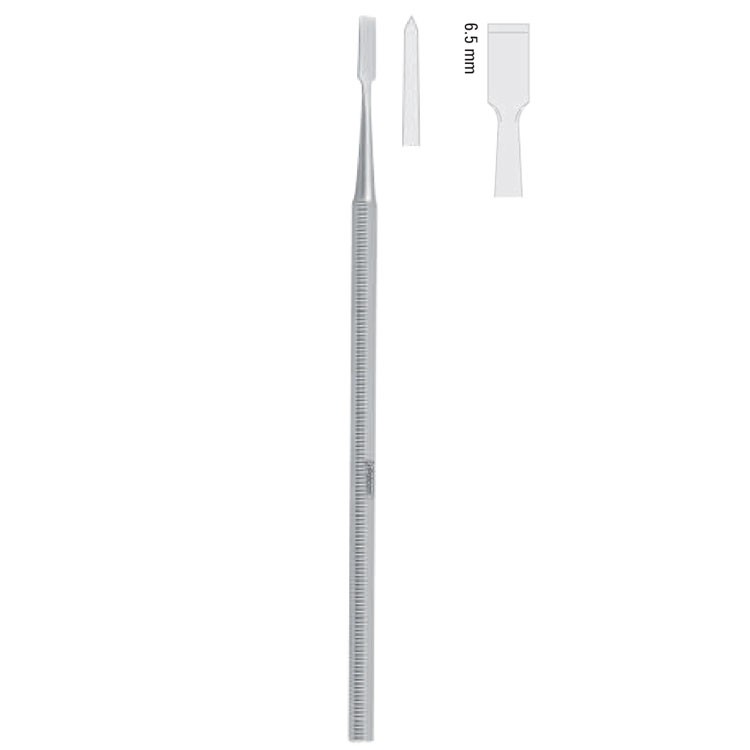 Osteotome intradental Obwegeser straight 6.5mm, 155mm