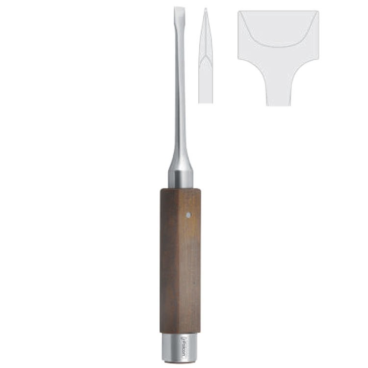 Osteotome sagittal splitting Obwegeser wedge 16mm, 220mm