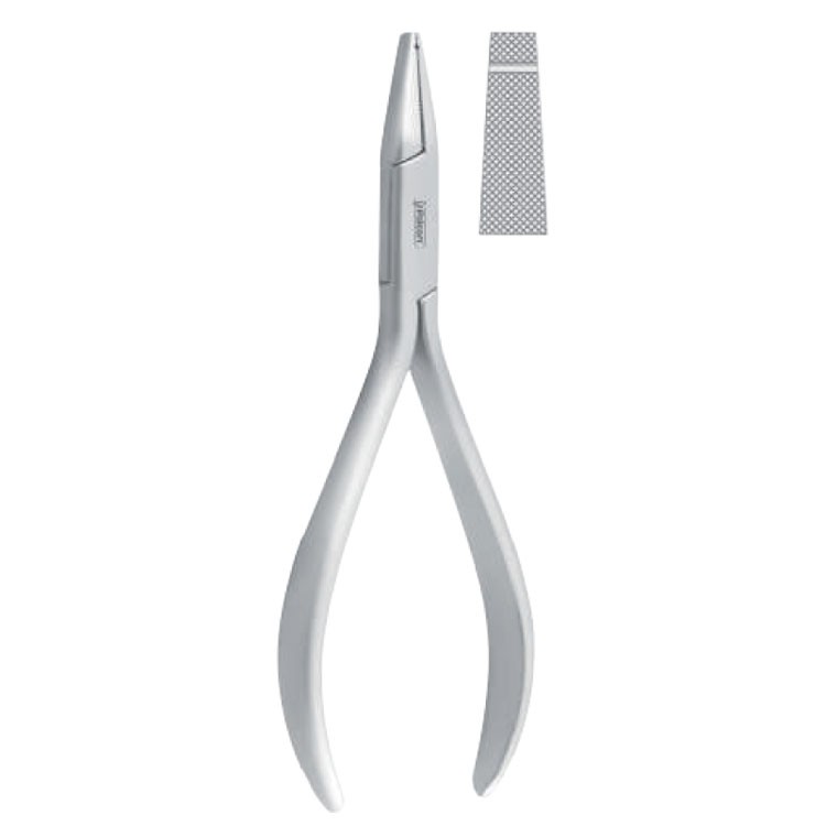Pliers wire twisting Obwegeser serrated 130mm