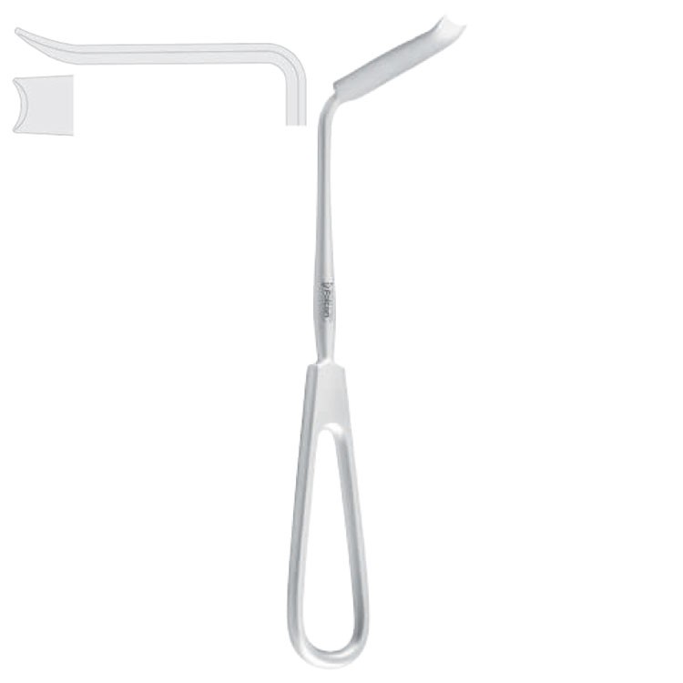 Retractor mandibular Obwegeser 30x9/12mm, 170mm 