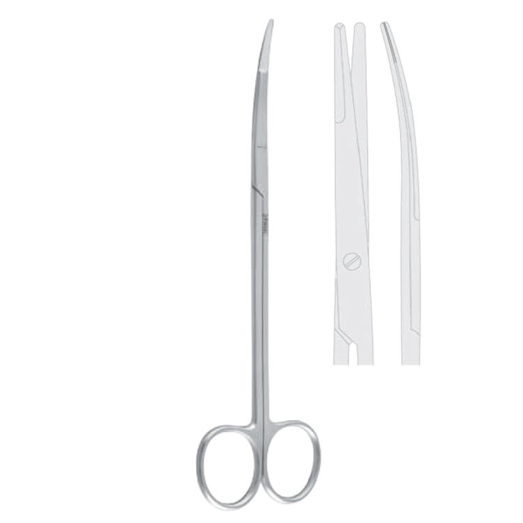 Scissors undermining Obwegeser curved 205mm