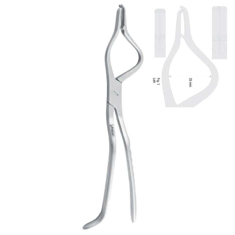 Forceps disimpaction Rowe-Epker left 240mm