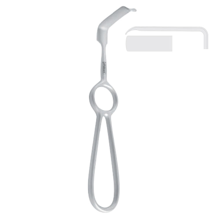 Retractor soft tissue Sailer 25x7mm, 150mm 