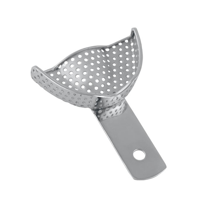 Partial impression tray for crown & bridge work perforated fig. 33