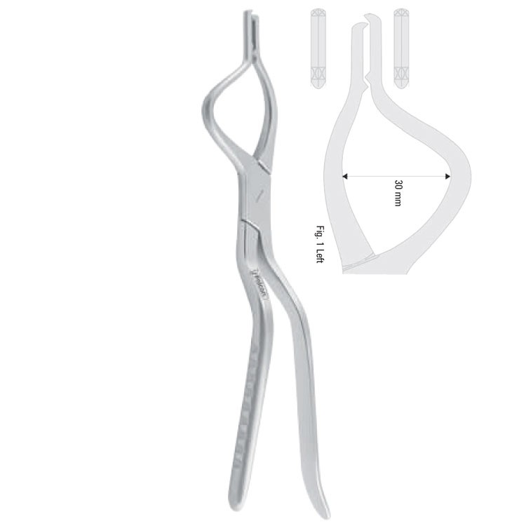 Forceps disimpaction Tessier child left 220mm