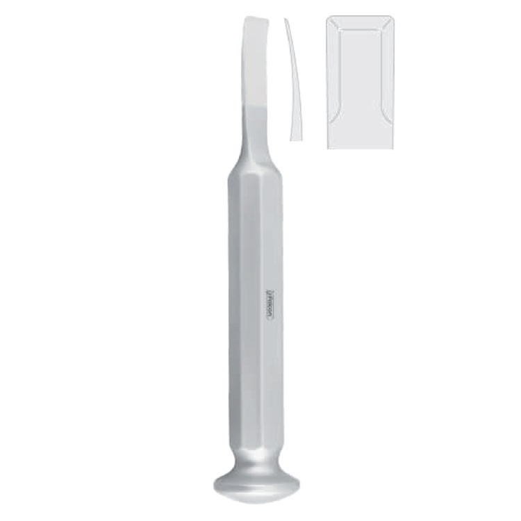 Osteotome bone graft Tessier curved 10mm, 160mm