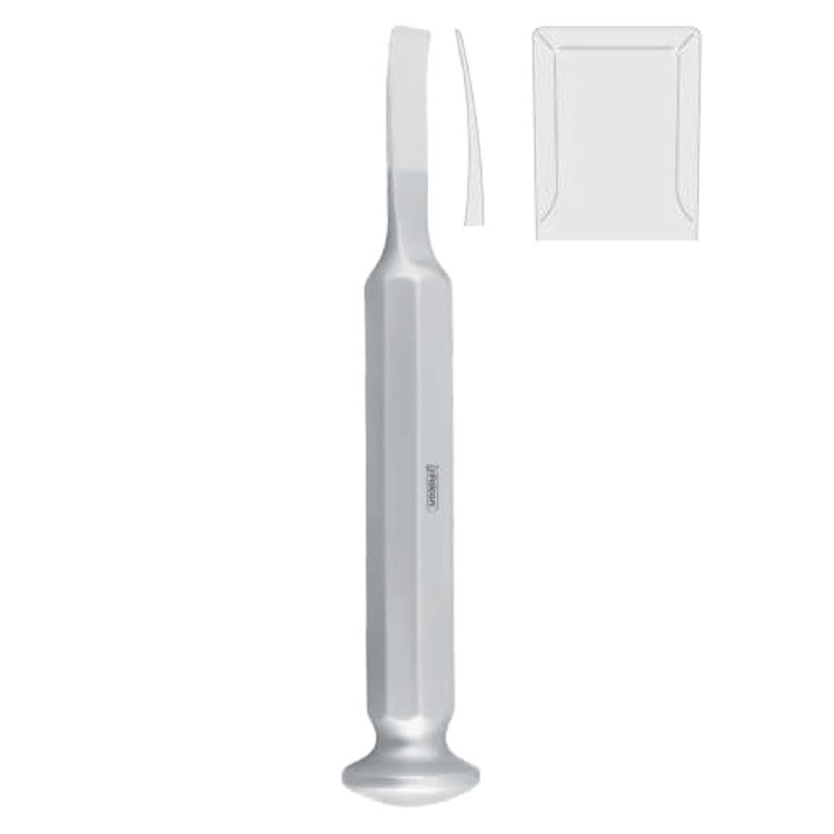 Osteotome bone graft Tessier curved 15mm, 160mm