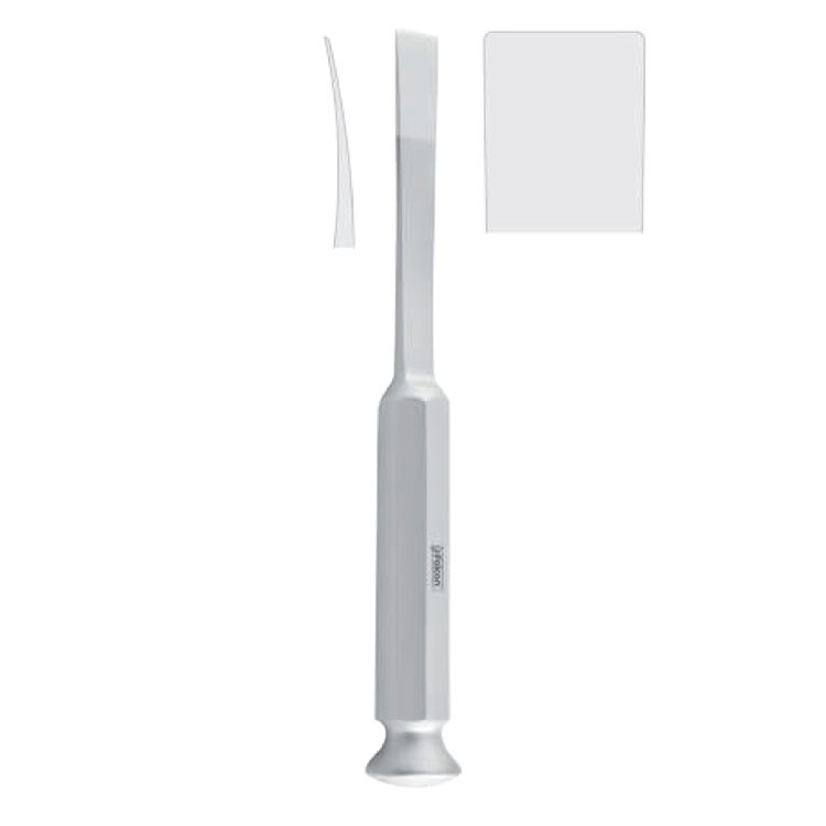 Osteotome bone graft Tessier curved 15mm, 200mm 