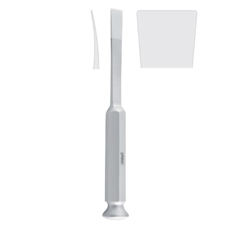 Osteotome bone graft Tessier curved 20mm, 200mm 